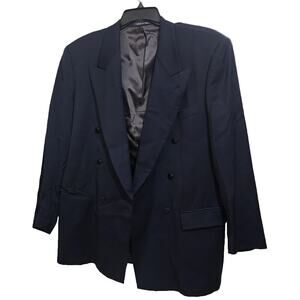 LUBIAM 1911 Blue Sport Coat Wool Italy Made US 50 L